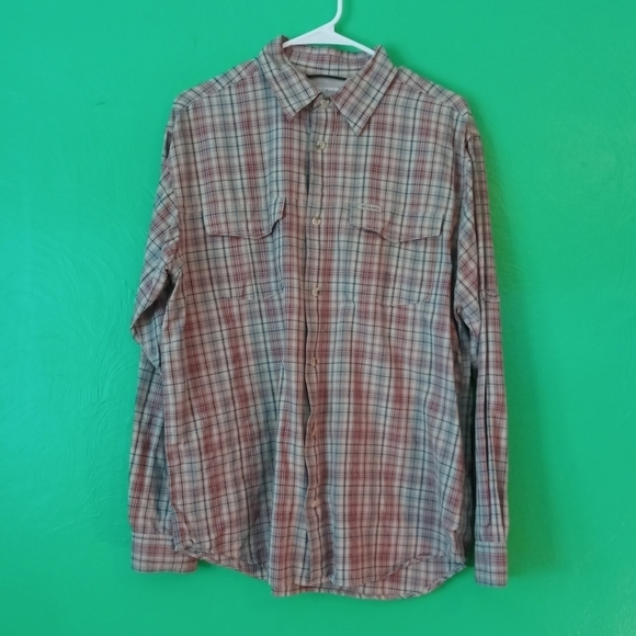 Columbia GRT Beige Men's Shirt - Picture 1 of 7